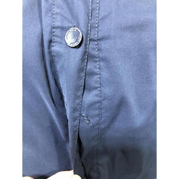 TORY BURCH Shirt Dress cotton blend poplin shift dress 2 Pockets. Side Zip Bin16 - Picture 3 of 8